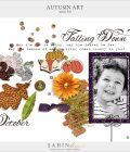 Autumn Art Mini Digital Scrapbook Kit by Sahin Designs. Click to download the kit. Pin & save for later!