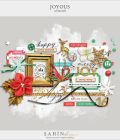 Joyous Digital Scrapbook Elements - Sahin Designs - Christmas Scrapbook Kit