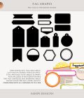 Tag & Label Photoshop Custom Shapes - Sahin Designs - CU Digital Scrapbook