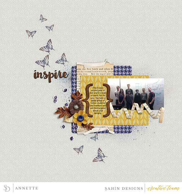 Digital scrapbook layout using Matriarch collection by Sahin Designs. Click thru to see more inspirations. Pin & save for later!