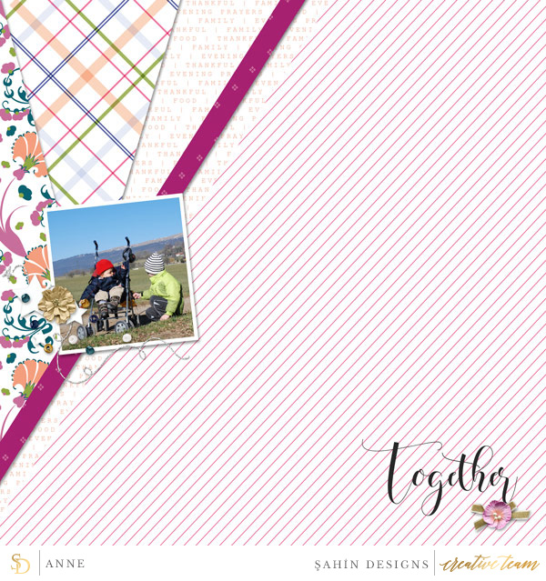 Digital scrapbook layout using Ramadan collection by Sahin Designs. Click thru to see more inspirations. Pin & save for later!