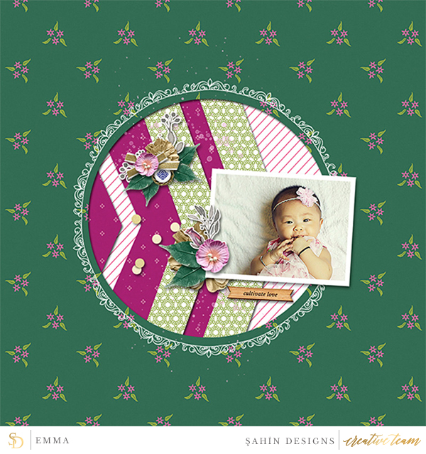 Digital scrapbook layout using Ramadan collection by Sahin Designs. Click thru to see more inspirations. Pin & save for later!