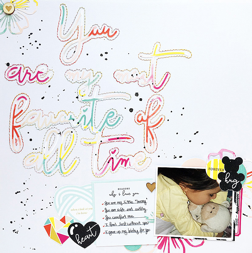 How to Stitch on a Scrapbook Layout on Sahin Designs blog. Did you know that your Silhouette Cameo can help you more than you think? Even with stitching?.. Click to learn an easy way to have excellent stitching on your scrapbook layout. Pin and save for later!