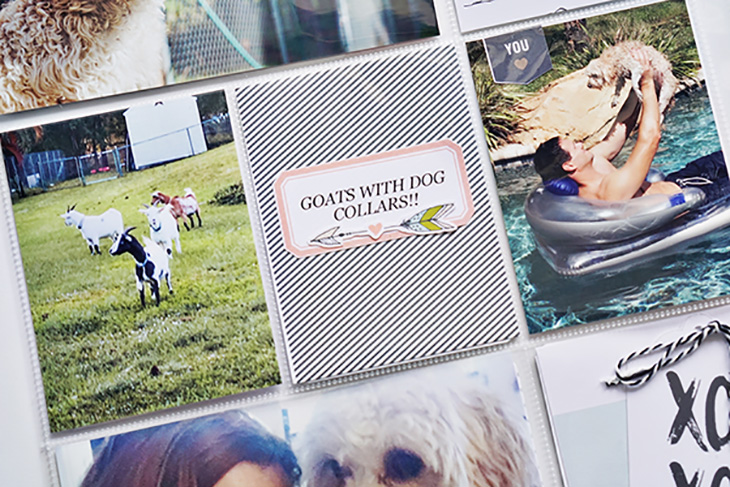 Outdoor Pocket Scrapbook Layout on Sahin Designs. A couple of colorful pocket scrapbook pages to inspire you. Click to read full article & pin it for later!