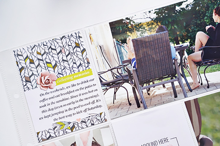 Outdoor Pocket Scrapbook Layout on Sahin Designs. A couple of colorful pocket scrapbook pages to inspire you. Click to read full article & pin it for later!