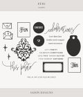 Fête Digital Scrapbook Stamp and Cut Files - Celebrations - Sahin Designs