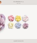 Extracted Watercolor Paper Flowers - Sahin Designs - CU Digital Scrapbook