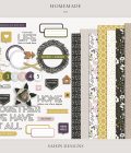 Homemade Digital Scrapbook Kit - Sahin Designs