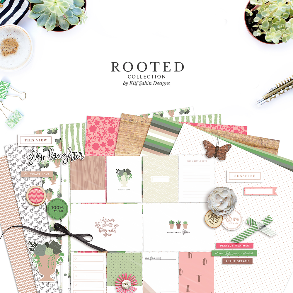 Rooted Digital Scrapbook Collection - Sahin Designs