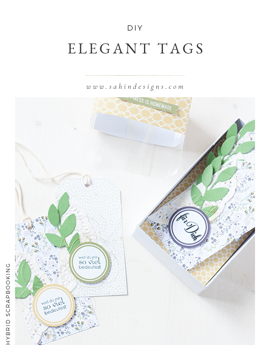 DIY Elegant Paper Tags - Sahin Designs - Hybrid Scrapbook Inspiration