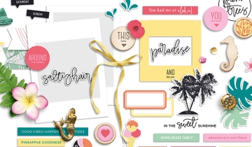 Shop Update | Paradise Collection & May Layout Templates