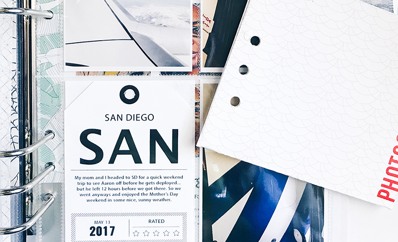 How to Work Outside of A Pocket Page - Sahin Designs - Pocket Scrapbook Inspiration