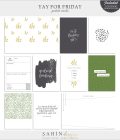 Yay for Friday Digital Scrapbook Pocket Cards - Sahin Designs