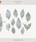 Extracted Spray Painted Leaves - Sahin Designs - CU Digital Scrapbooking