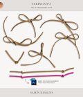 Extracted Leather Strings - Sahin Designs - CU Digital Scrapbook