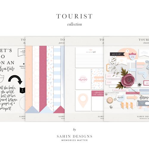 Tourist Digital Scrapbook Collection - Sahin Designs