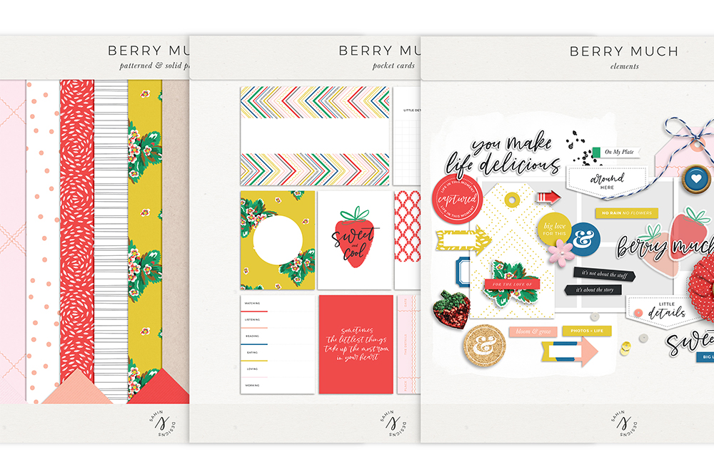 Berry Much Digital Scrapbook Collection - Sahin Designs