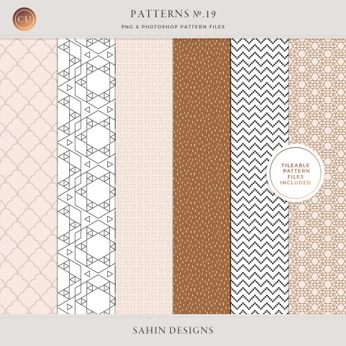 Patterns No.19 - Sahin Designs - CU Digital Scrapbooking