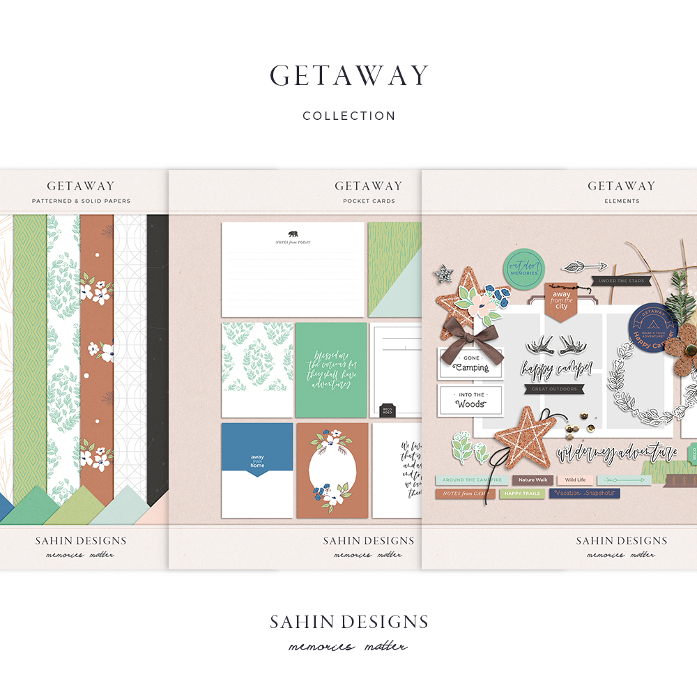 Getaway Digital Scrapbook Collection - Sahin Designs