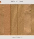 Kraft Paper Textures - Sahin Designs - CU Digital Scrapbook