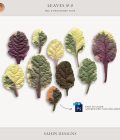 Extracted ajuga leaves - Sahin Designs - CU Digital Scrapbook