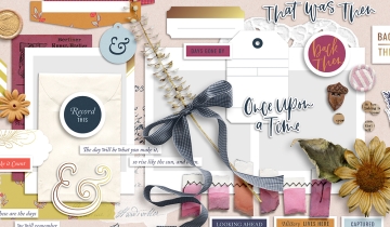 Shop update | It’s About Time collection + October layout templates