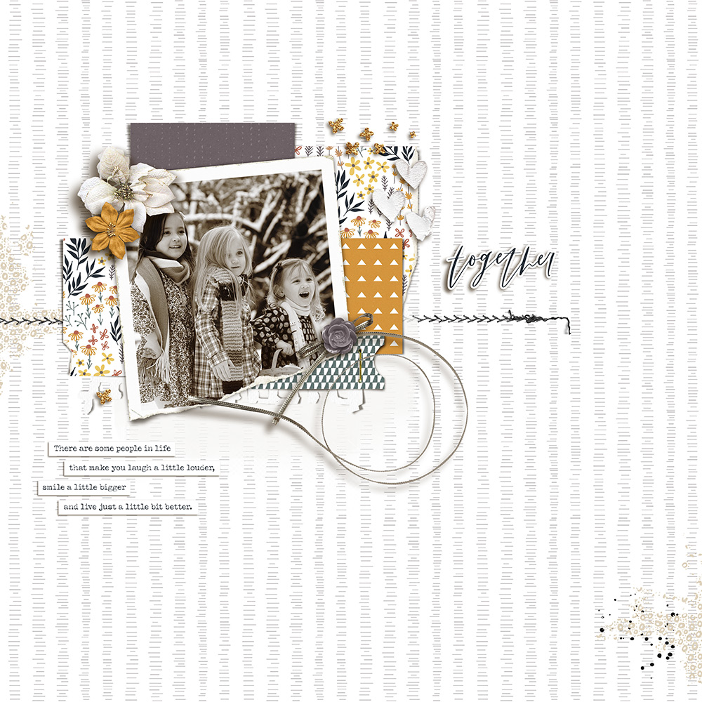 Digital Scrapbook Layout Inspiration - Sahin Designs