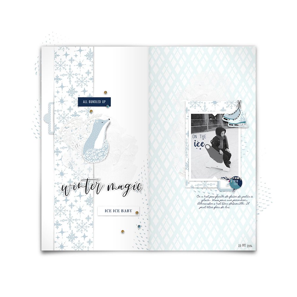 Digital Scrapbooking Layout Inspiration - Sahin Designs