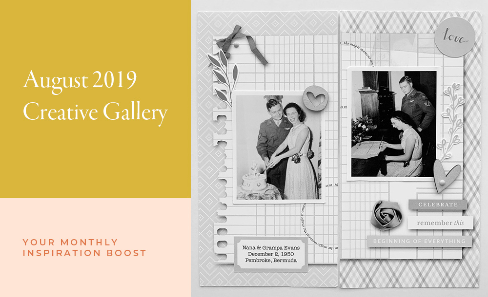 August Creative Scrapbook Gallery 2019 - Sahin Designs