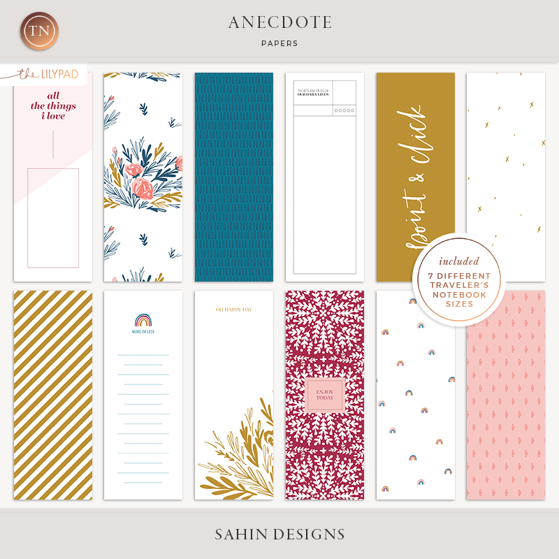 Anecdote Traveler's Notebook Kit - Sahin Designs
