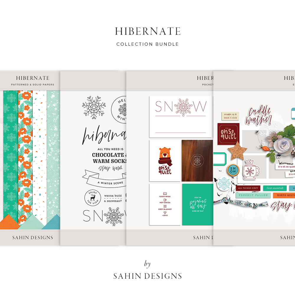 Hibernate Digital Scrapbook Collection - Sahin Designs