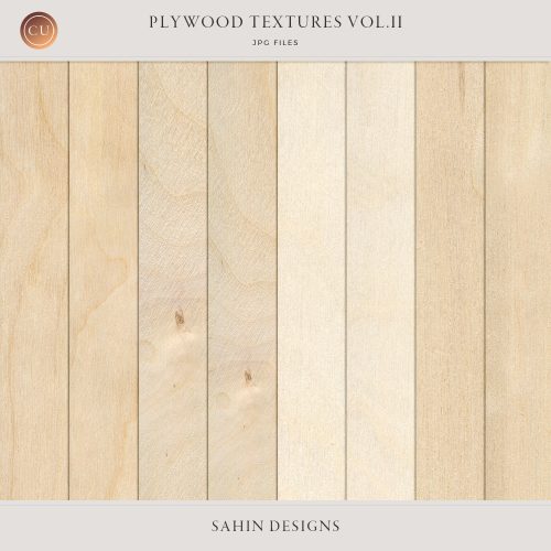 Digital Plywood Textures - Sahin Designs - CU Digital Scrapbook