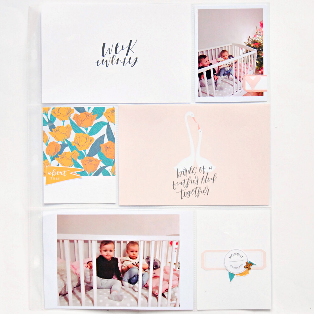 Pocket Scrapbooking Layout Inspiration - Sahin Designs