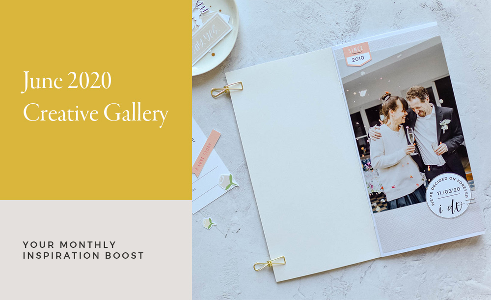 June Creative Scrapbook Gallery 2020 - Sahin Designs
