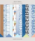 Blue Skies Digital Scrapbook Papers - Sahin Designs