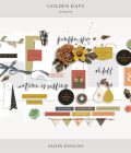Golden Days Digital Scrapbook Elements - Sahin Designs