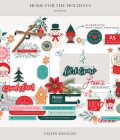 Home for the Holidays Digital Scrapbook Elements - Sahin Designs