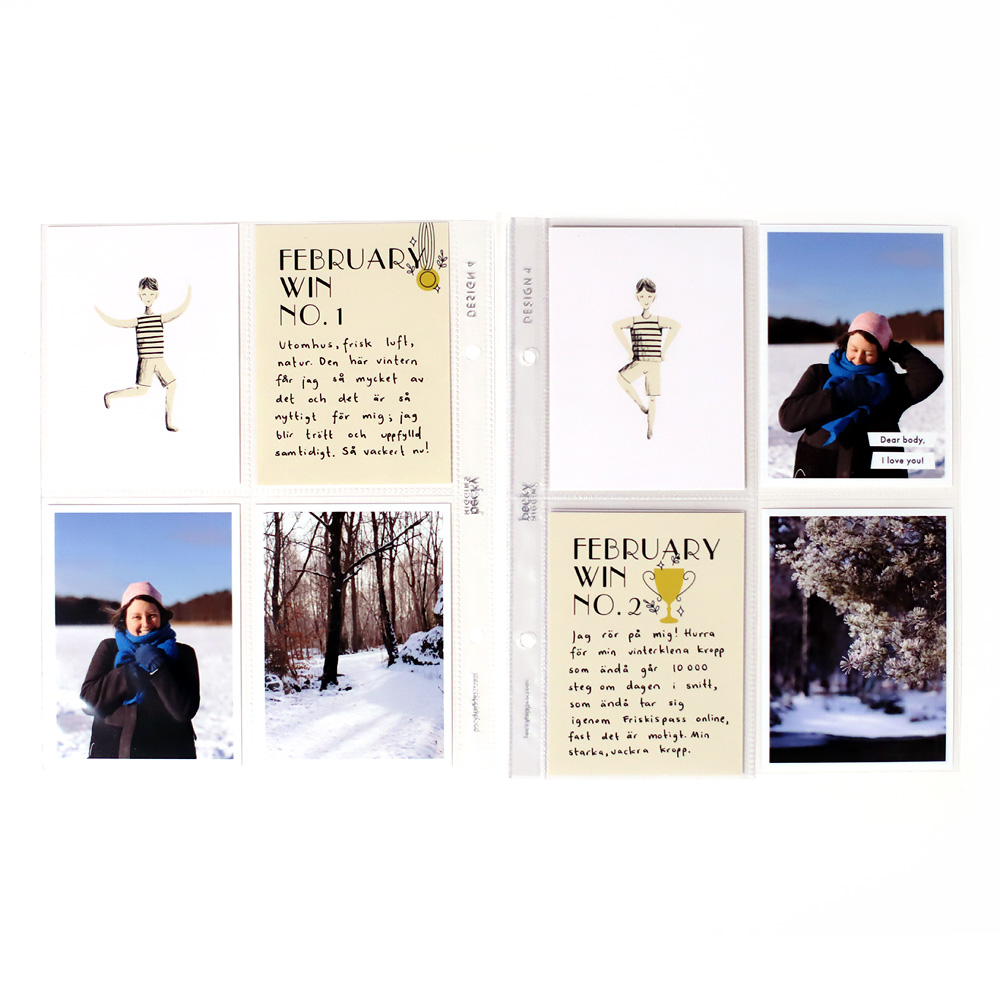 Pocket Scrapbook Layout Inspiration - Sahin Designs