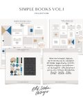 Simple Books Vol.I - Printable Photobook Templates - Sahin Designs