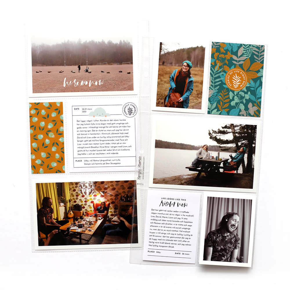 Pocket Scrapbook Layout Inspiration - Sahin Designs