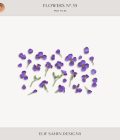 Extracted Petite Purple Flowers - Sahin Designs - CU Digital Scrapbook