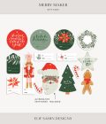 Merry Maker Printable Gift Tags - Sahin Designs
