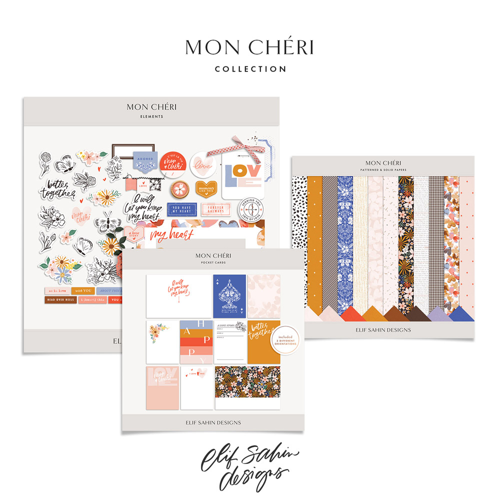Mon Chéri Digital Scrapbook Collection - Sahin Designs