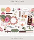 Changing Seasons Digital Scrapbook Elements - Elif Sahin Designs