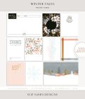 Winter Tales Digital Scrapbook Cards - Elif Sahin Designs