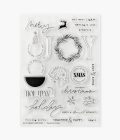 Sparkling Christmas Scrapbook Kit, Clear Stamp - Elif Sahin Designs
