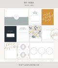 My Tribe Digital Scrapbook Cards - Elif Sahin Designs