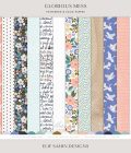 Glorious Mess Digital Scrapbook Papers - Elif Sahin Designs